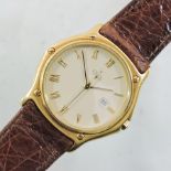 An 18 carat gold cased Ebel gentleman's wristwatch,