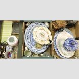 Three boxes of various china,