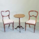 A 19th century mahogany tripod table,