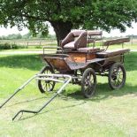 A WBR horse drawn carriage,