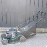 A Hayter petrol lawn mower