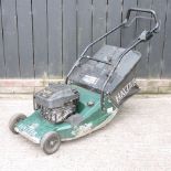 A Hayter Harrier 48 petrol lawnmower