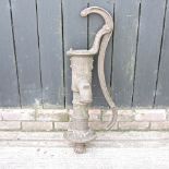 A cast iron water pump,