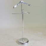 An aluminium valet stand,