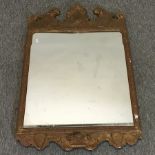 A Georgian style gilt framed mirror,