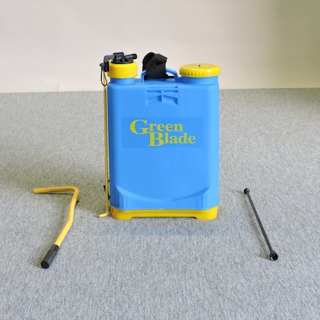 A knapsack pressure sprayer