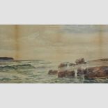 P MacGregor Wilson, RSW, Macrihnish, Argyll and companion, signed watercolour, a pair,