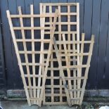 An oak garden trellis, 193 x 71cm,