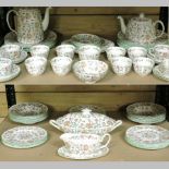 A collection of Minton Haddon Hall tea and dinner wares