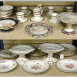 A Dresden porcelain part dessert service,