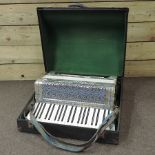 A Geraldo piano accordion, cased,