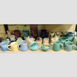 A collection of mainly Devonmoor pottery,