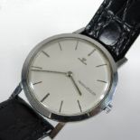 A 1960's Jaeger Le Coultre gentleman's steel cased wristwatch,