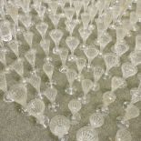 An extensive suite of Stuart crystal drinking glasses, approximately one hundred and sixty pieces,