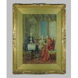 G R Moretti, (19th century), Roma, signed, watercolour, together with the companion, signed A.