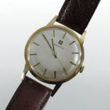 A 1960's Zenith 9 carat gold cased gentleman's wristwatch,