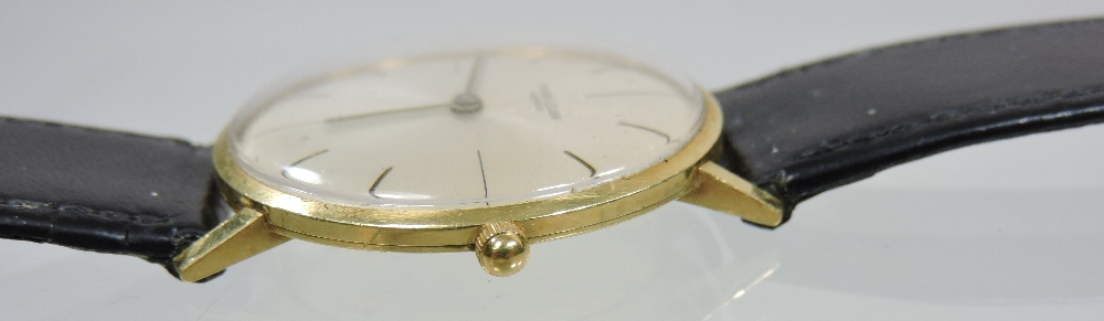 An 18 carat gold cased Faure Libra gentleman's wristwatch, the signed dial with baton hours, - Image 5 of 6