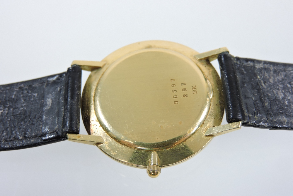 An 18 carat gold cased Faure Libra gentleman's wristwatch, the signed dial with baton hours, - Image 2 of 6