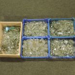 Three boxes of mainly 19th century lustres,