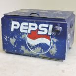 A reproduction Pepsi Cola advertising cool box,