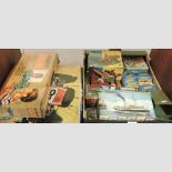 A Scalextric set, boxed,