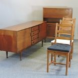 A 1970's teak sideboard,