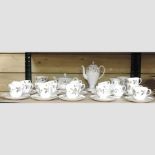 A Wedgwood Beaconsfield bone china part tea and coffee service