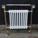 A Victorian style cast iron radiator,