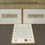 Peter Burridge, The Norman Conquest, signed lithograph,