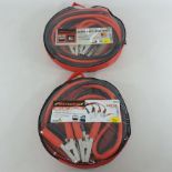 A set of 3 metre jump leads,