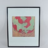 Rebecca Tomlinson, 20th century, signed and dated '90, print,