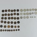 A small collection of pre decimal coins