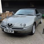 A 1998 grey Alfa Romeo Spider T Spark, 16v, convertible, 1970cc, registration R60 AJP,
