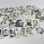 A collection of 1940's photographs of film stars, actresses,