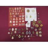 Selection of Various Cap and Collar Badges
