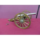 Well Made Modern Model of a Napoleonic Field Cannon