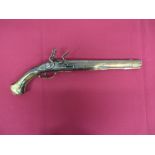 Late 18th Century Flintlock Holster Pistol