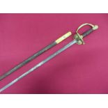 Mid 19th Century Continental Officer’s Sword