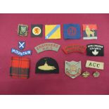 Small Selection of Cloth Badges