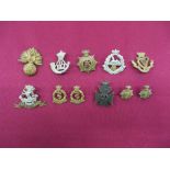 Small Selection of Victorian Cap Badges