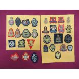 Selection of Officer Bullion Embroidery Beret Badges