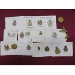 Selection of Various Cap Badges