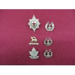 Small Selection of Silver Badges Including Sweetheart