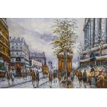 H. Spence (20th century), Parisian street sceneoil on canvas35 x 23in. (89 x 58.4cm)