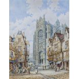 Henry Thomas Schafer (British, 1854-1915), 'Beauvais, Normandy'watercolour17.25 x 13.5in. (44.5 x