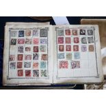 A pre-war Victory world stamp album, including GB, Victorian onwards.