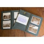 An important lot of Great War interest, two albums (one quarter filled) documenting the Great War in