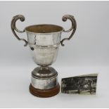 7th Gurkha Rifles interest - a silver point to point regimental trophy, Charles S. Green & Co.