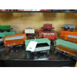 A quantity of 1950s boxed Hornby O gauge No.50 freight stock (10), comprising two Goods Vans 12 T,