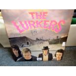 The Lurkers God's lonely men LP - with inner sleeve, hand signed by the band on the front cover.